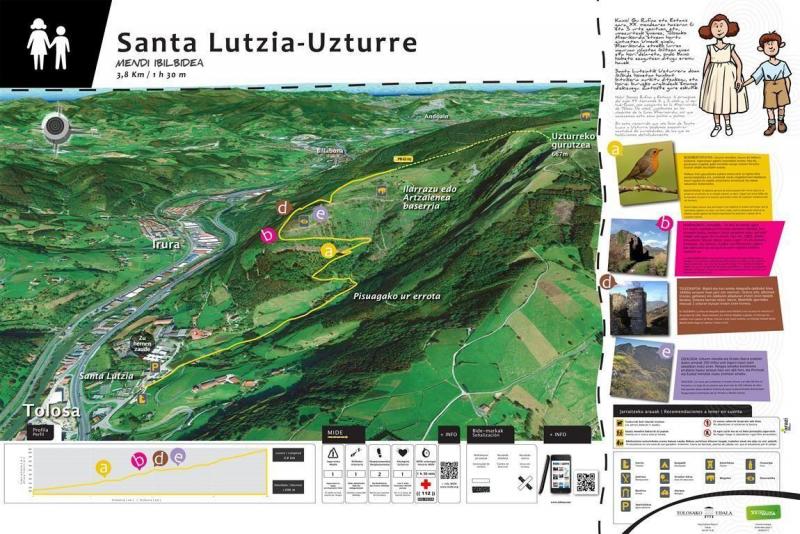 SANTA LUTZIA - UZTURRE IBILBIDEA albistearen irudiak