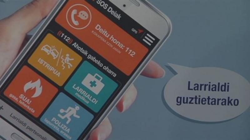 Imágenes de la actividad APP 112 SOS DEIAK