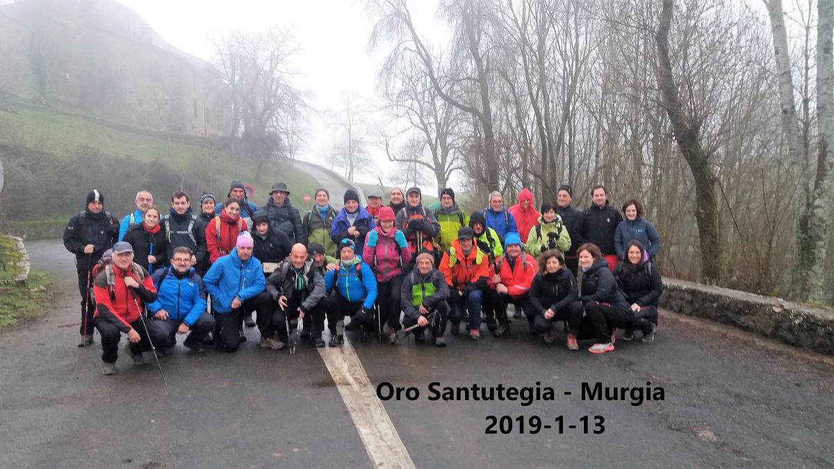 Imágenes de la actividad SANTUARIO DE ORO - ARMIKELO - MURGIA 13-01-2019