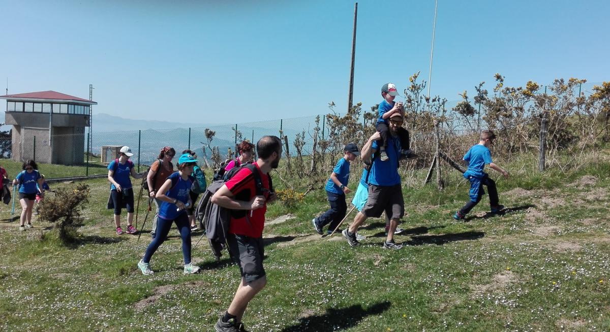 Txikiekin mendi irteera Jaizkibel Guadalupe 2017-04-09 jardueraren irudiak